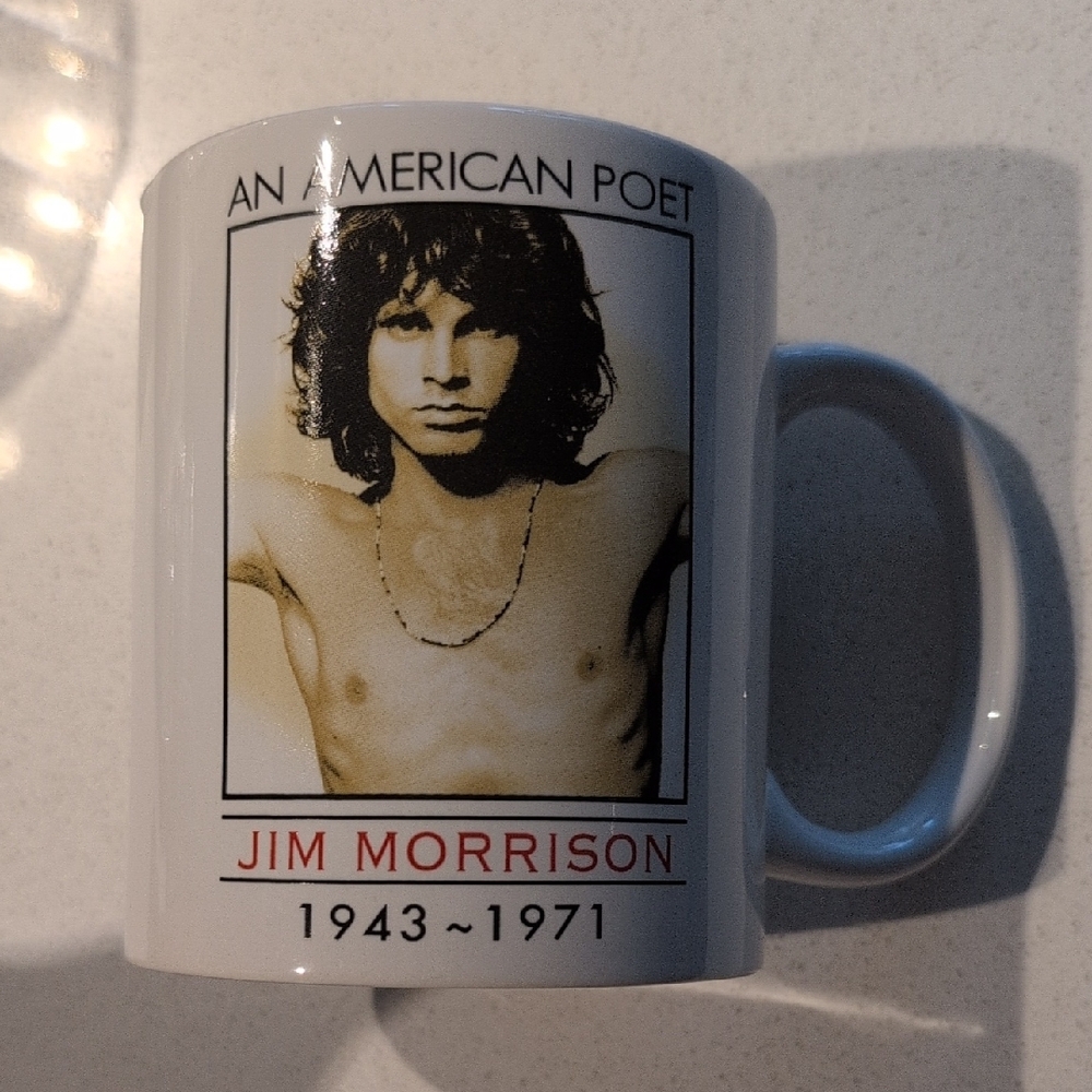 2/$20 *Clearance* EUC Mug with Jim Morrison Design